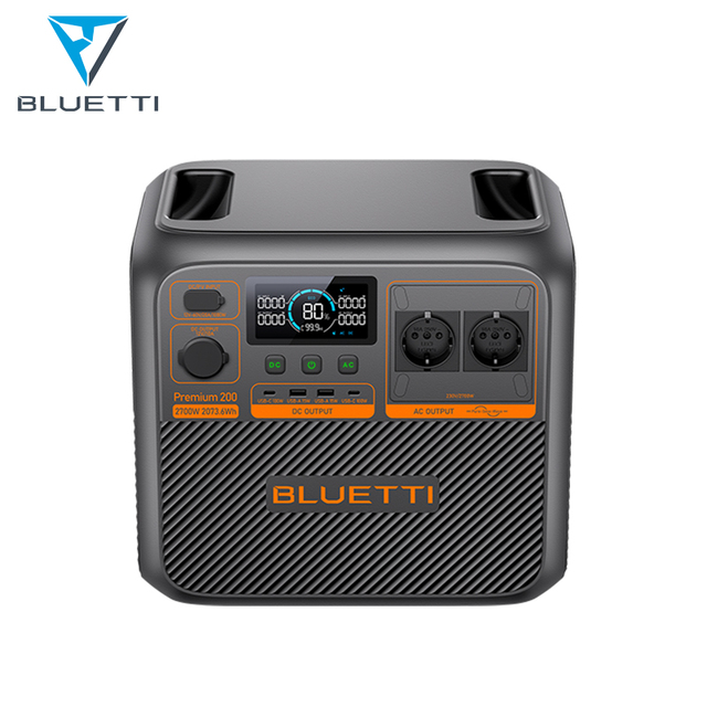 Rechargeable 2kw Portable LifePO4 Battery Generator Solar Power Station for Home Appliance With Quick Charge