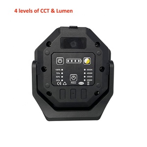 Trípode de luces LED con detalles automáticos <span class=keywords><strong>CRI</strong></span> 95 de 20W, inalámbrico, con batería de 2000 lúmenes, 5V, luces de trabajo magnéticas recargables, combinación de colores - Product Image 2