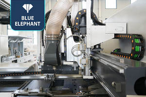 Machine de perçage CNC 6 faces haute efficacité ET6T avec orientation automatique des panneaux et déchargement efficace pour la production en usine de meubles - Product Image 4