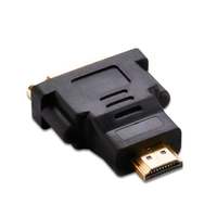 1080P DVI HDMI Adaptador convertidor macho DVI 24 + 5 hembra chapado en oro PVC chaqueta HDTV proyector Monitor iPod ordenador de casa uso Stock