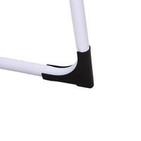 Échelle pliante en acier à 4 marches, large, antidérapante, avec main courante, couleur personnalisée, capacité 150 kg, conforme EN 131, pour supermarché et escalier