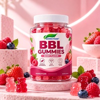 Gummies BBL OEM pour l'amélioration des hanches et des fesses, soutien premium, gummies BBL naturels
