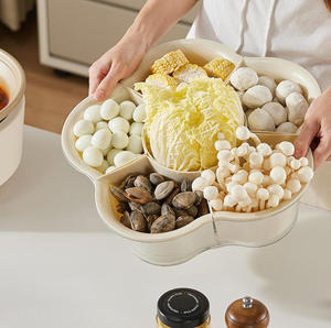 Panier de séchage grande capacité <span class=keywords><strong>pour</strong></span> fruits et légumes, panier d'égouttage de cuisine, bassine à légumes, récipient de rangement <span class=keywords><strong>pour</strong></span> accompagnements de fondue et aliments - Product Image 1