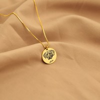 Collar de retrato de mascota personalizado de moda con nombre grabado foto de gato o perro regalo conmemorativo para amantes de las mascotas COLLARES DE ACERO INOXIDABLE