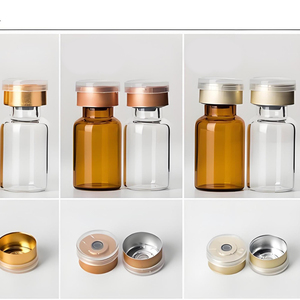 Flaconi Marroni da 10ml di Tutte le Dimensioni, Bottiglia Trasparente <span class=keywords><strong>con</strong></span> Tappo a Clip, Contenitori per Polvere di Acido Ialuronico - Product Image 6