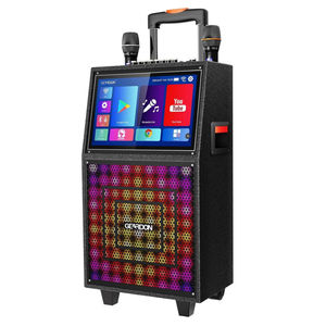 Prêt à expédier, haut-parleur <span class=keywords><strong>de</strong></span> <span class=keywords><strong>scène</strong></span> sur chariot tout-<span class=keywords><strong>en</strong></span>-un pour karaoké, 10 pouces, 3 voies, 180 W, haute puissance, système Android 12, 32 Go - Product Image 2