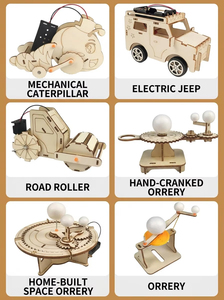 Science <b>Diy</b> <b>Kit</b> Children's <b>DIY</b> 3D Wooden Multiple Designs - Educational and Fun Wooden Puzzle Toys - Product Image 6