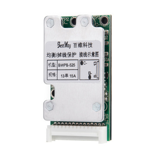 BMS 10s 13s 15s 16s 17s 19s 20s Li-ion 48v Pin xe đạp điện Li-ion BMS 15a 20a 30a 35a 100a BMS mạch bảo vệ pin ion - Product Image 6