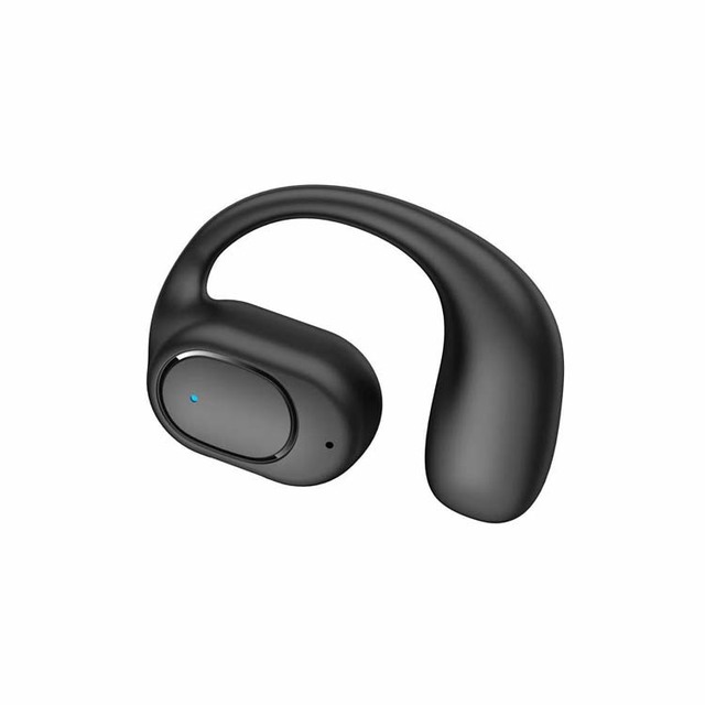 Non In-ear Business Mini Ear Hook Wireless BT5.3 Blue Thoot Earphone Single Earbud Hands Free Call Stereo Music Headset YJ77
