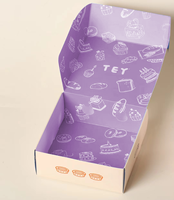 Boîte d'emballage alimentaire personnalisée pour gâteaux, pâtisseries, desserts, contenants alimentaires, boîte en carton pour boulangerie, cadeau, emballage personnalisé