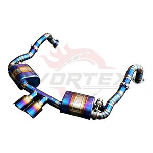 Sistema de Escape Catback Vortex Burned Blue Titanium para Porsche Boxster Cayman 987 981 2004-2012, Kits de Mejora de Rendimiento con Válvulas - Product Image 2