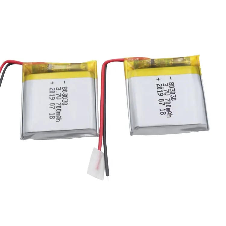 Bateria de polímero de 3.7v, kc/un38,3 aprovada boa qualidade 700mah li