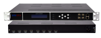 Encodeur HD H.264 Q308, modulateur RF DVB-T QAM, interfaces DVB-ASI/IP, gestion LCD et Web, tête de réseau CATV professionnelle