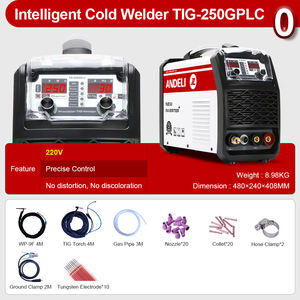<span class=keywords><strong>ANDELI</strong></span> 250A <span class=keywords><strong>TIG</strong></span>-250GPLC <span class=keywords><strong>TIG</strong></span>/FROID/PULSE/CLEAN/SMART/Au-Ag Machine à souder à froid Bijoux Multifonctionnel <span class=keywords><strong>TIG</strong></span> - Product Image 6
