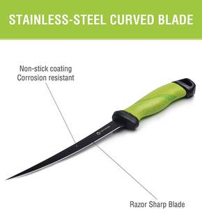 Offre Spéciale 5 pouces 6 pouces 7 pouces 8 pouces 9 pouces Golf Poignée Exclusive Multi-fonction Pêche En Plein Air <span class=keywords><strong>Chasse</strong></span> Pêche Filet Couteau - Product Image 5