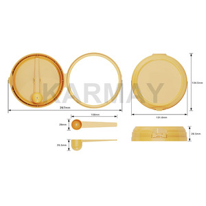 New Design Plastic Milk Powder Cover Custom Logo Milk Powder Lid With <b>Scoop</b> - Product Image 4