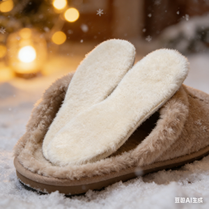 Semelles intérieures en peau de mouton véritable, épaisses et moelleuses, en vraie laine pour hommes et femmes, inserts thermiques en fourrure pour bottes et baskets - Product Image 1