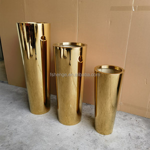 Sang Trọng Trang Trí Nội Thất Lớn Trong Nhà Nhà Nhà Máy Chậu Gương Bạc Cao Tầng Bình Phong Cách Hiện Đại Thép Không Gỉ Trồng - Product Image 6