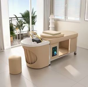 Lit de lavage capillaire en acier inoxydable pour salon de coiffure, lit de soin du cuir chevelu exclusif pour salon de beauté et centre de santé - Product Image 3