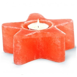 High Quality Salt <b>Star</b> Shape Tealight Red Salt <b>Star</b> Tea <b>Light</b> Use in Functions for Decoration-Sian Enterprises - Product Image 3