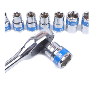 Nhà Sản Xuất Bán Hàng Trực Tiếp OEM 12 <span class=keywords><strong>Pcs</strong></span> 1/2 Ổ Đĩa Thép Carbon Khung Tay Áo Ratchet Tấm Tay Xe Sửa Chữa Phần Cứng Công Cụ Thiết Lập - Product Image 3