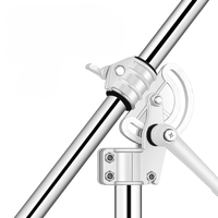 Support de lumière photographique à bras articulé durable en acier inoxydable de 4 m pour panneau LED COB, lampe annulaire, réflecteur, boîte à lumière pour appareil photo