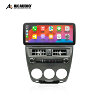Frame Radio Mobil Honda Jazz Universal 12,3 inci 2010 untuk Berbagai Model - Penutup Dasbor Plastik ABS