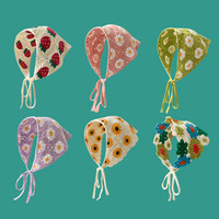 Foulard de tête en crochet, écharpe pour cheveux, bandeau floral, bandana élastique pour cheveux