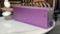Support pour cassette rétro, boîte de rangement en alliage d'aluminium durable, design pop-up, excellent cadeau pour les audiophiles