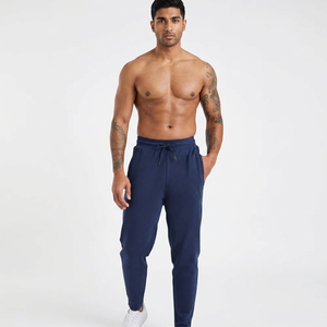 Pantalones Deportivos Transpirables para Hombre, de Seda Helada, Secado Rápido, para Entrenamiento, Fitness, con Bolsillo con Cremallera, Pantalones Deportivos para Gimnasio, Pantalones Atléticos - Product Image 1