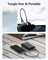 Cable de Datos USB a Tipo-C SUNGUY de 18W, Cable de Carga Rápida USB Tipo C para Teléfono Móvil, Banco de Energía y Uso en Automóvil