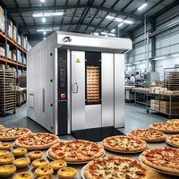 Four à œufs/pizzas professionnel 32/64 plateaux, four rotatif à air chaud avec fonction vapeur, four à convection 16 niveaux