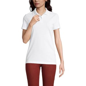 FOXA Camisa polo de malla de manga corta para mujer, mezcla de algodón, transpirable, corte regular - Product Image 1