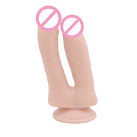 Dildo réaliste à double extrémité pour femmes et hommes, pénétration vaginale et masturbation anale, poids 328g