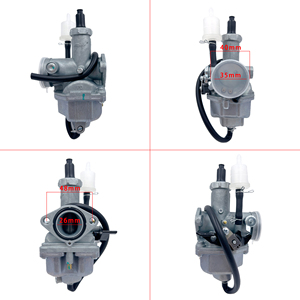 Carburador Manual PZ26 de 26mm para motocicleta Dirt Pit Bike ATV QUAD 110cc CG125cc 150cc <span class=keywords><strong>Motocross</strong></span> <span class=keywords><strong>Honda</strong></span> XR200 XR200R XR100R XR100 - Product Image 5