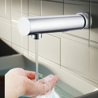Nouveau robinet à capteur contemporain en cuivre chromé à économie d'énergie pour salle de bain et chambre à coucher avec fonction automatique sans contact