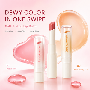 <span class=keywords><strong>Baume</strong></span> à lèvres hydratant teinté doux Bqcover, couleur naturelle, soin hydratant pour les lèvres TBH018 - Product Image 2