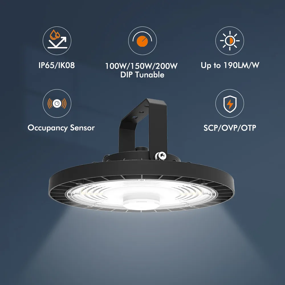 Dali-lámpara colgante Industrial de 400w, luz Led Lm301 de 300w, de la mejor calidad, By239p, 640 w, almacén de la UE