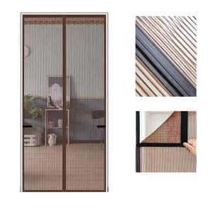 Puerta mosquitera magnética <span class=keywords><strong>de</strong></span> malla resistente al desgarro fácil <span class=keywords><strong>de</strong></span> plegar, tira magnética única <span class=keywords><strong>de</strong></span> arriba a abajo - Product Image 1