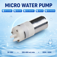 Pompe à eau micro à prix direct usine, conforme FDA, débit élevé, auto-amorçante, idéale pour humidificateur et machine à café