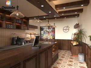 Diseño Completo de Cafetería para Centros Comerciales, Cafetería y Panadería, Vitrina de Vidrio Templado, Metal y MDF, Diseño de Tienda Completo - Product Image 5