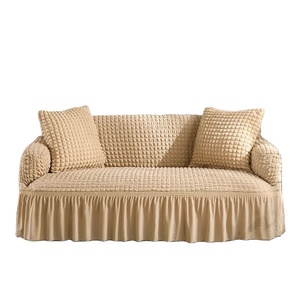 Housse de fauteuil 1 place de style européen avec jupe housse de canapé extensible housse de canapé élastique pour salon - Product Image 1