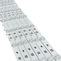 Bande LED rigide rétroéclairée à haute efficacité pour une boîte à lumière avec un angle de vision de 170° °   Objectif grand angle pour publicité lumineuse personnalisée