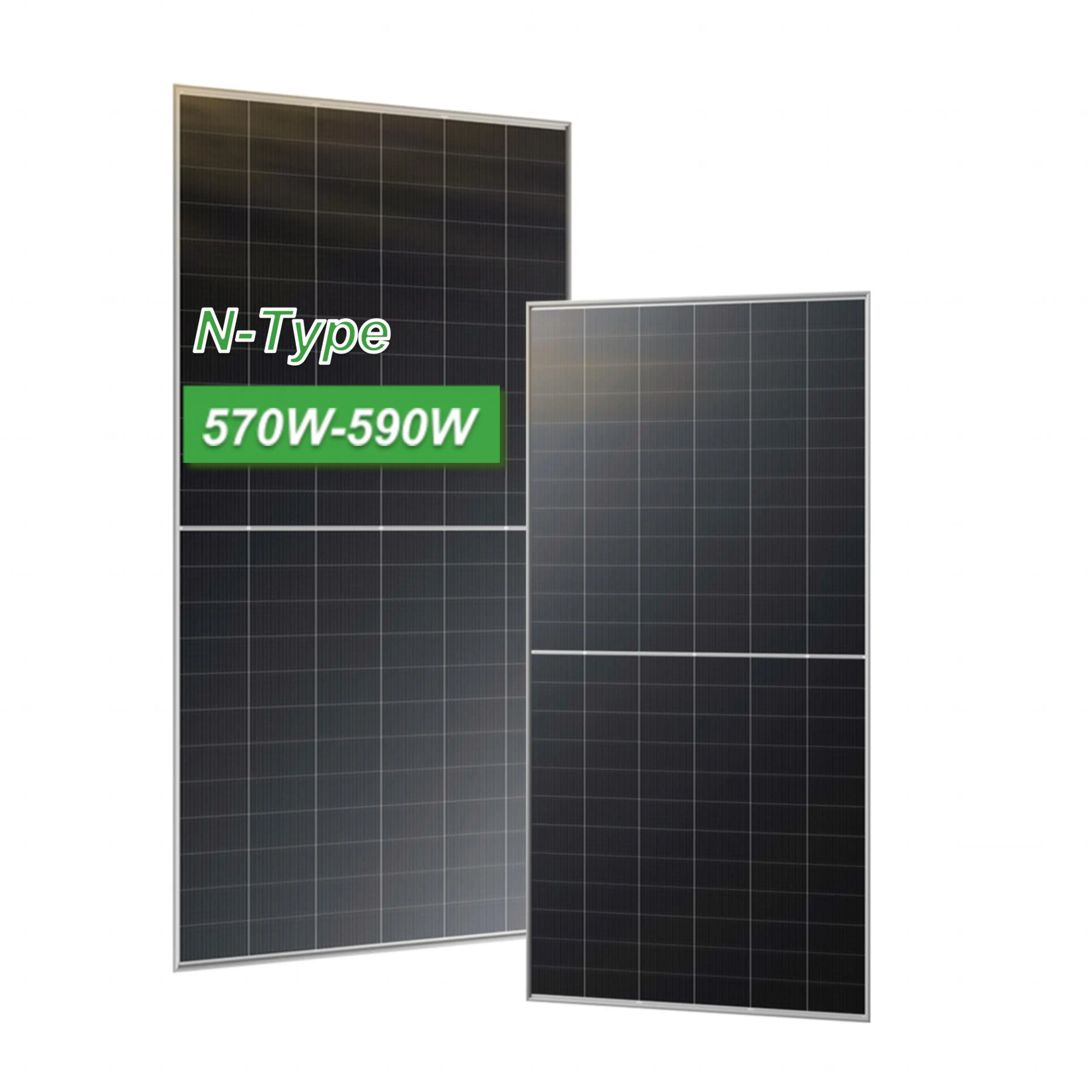 New Trend Tiger Neo N-Type 72HL4-(V) 570-590 Watt 22.17% Efficiency Half Cell Trendy Solar Panel