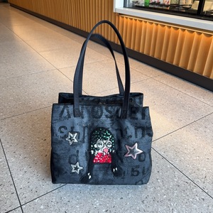 Hot selling fashionable <b>tote</b> bag for Women Cartoon Printing Casual <b>Tote</b> Shoulder Bag Large Capacity Cute Daily Use - Product Image 6