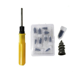 Kit de réparation de pneus à vide multi-tailles avec clous en caoutchouc et tournevis, emballage en boîte plastique, pour atelier de réparation automobile, accessoires de vente en gros - Product Image 4