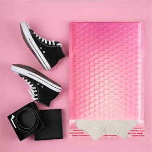 Personalised Pink Bubble Mailer Mailing Bags Custom Mailer With Logo