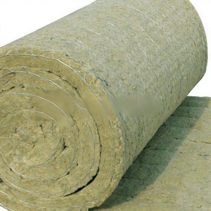 Couverture en laine de roche ignifuge A1 Isolation murale 140 kg/m³ Isolation phonique et thermique Couverture en laine de roche minérale Maille métallique - Product Image 1