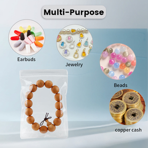 Biểu Tượng Tùy Chỉnh Đồ Trang Sức Nhỏ Lưu Trữ Túi Dây Kéo Nhựa Trong Suốt Ziplock Đồ Trang Sức Pouch PVC Rõ Ràng Đồ Trang Sức Bao Bì Túi - Product Image 6