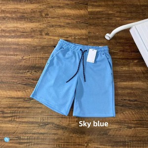 Shorts de sport en molleton tricoté personnalisés pour hommes, avec cordon de serrage, pour le fitness et le basketball, vente en gros - Product Image 4